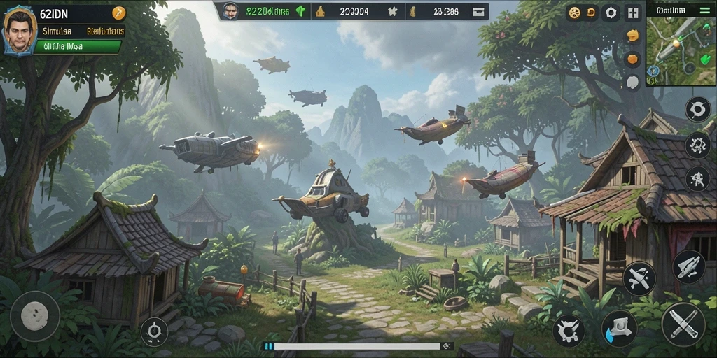 Tampilan gameplay 62IDN dengan interaksi mendalam.