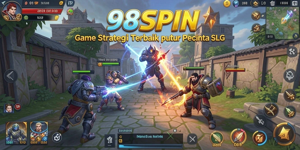 Tampilan gameplay <strong>98SPIN</strong> menunjukkan strategi dan pembangunan wilayah yang menarik.