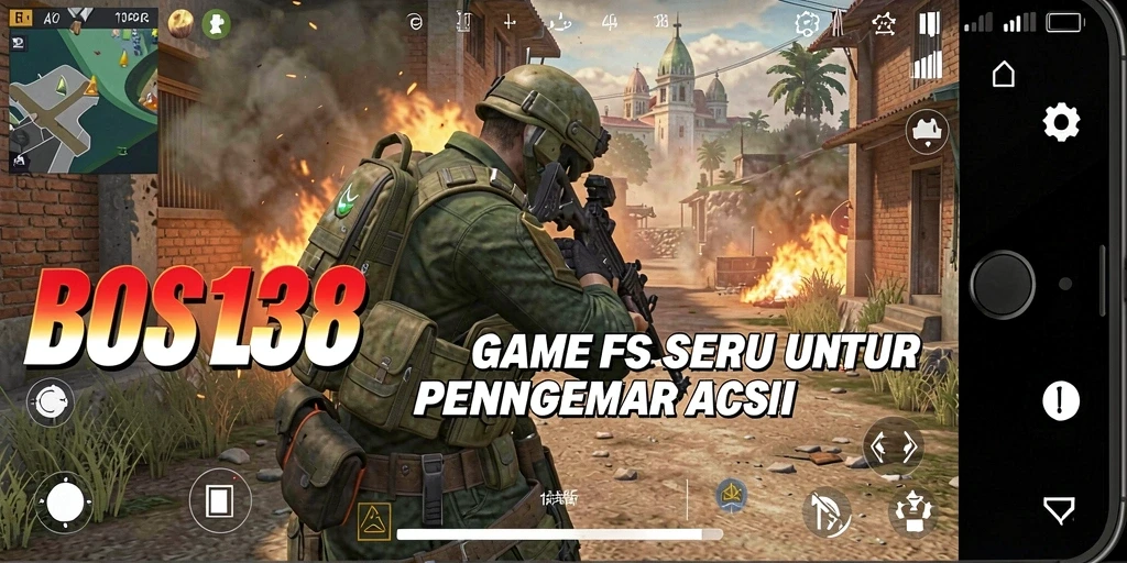 Screenshot gameplay <strong>BOS138</strong> menunjukkan aksi tembak-menembak yang penuh ketegangan.