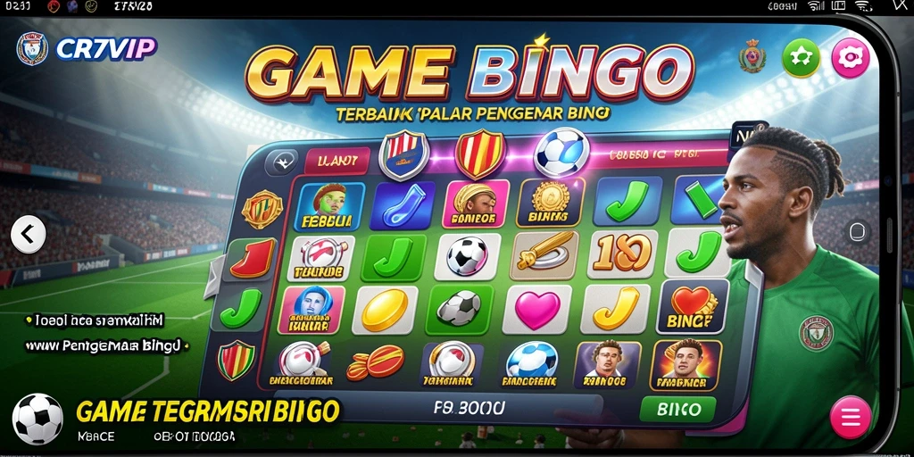 Tampilan atraktif gameplay Bingo di CR7VIP.