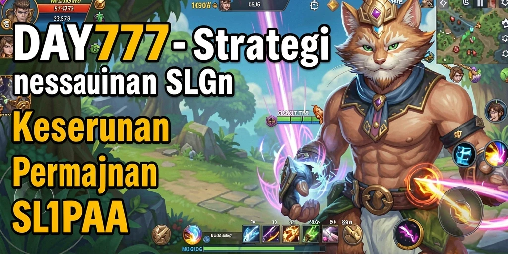 Screenshot gameplay DAY777 dengan aksi strategi yang menegangkan.