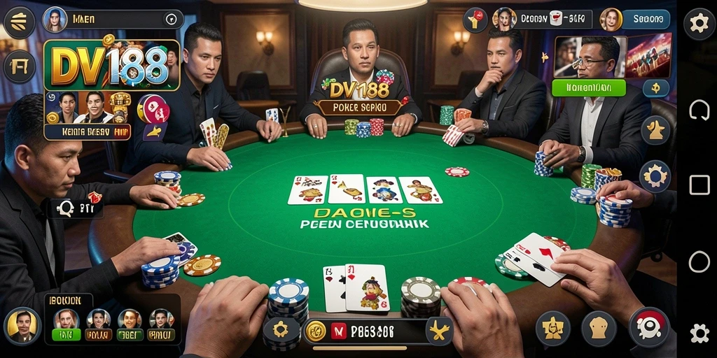Gameplay poker yang menarik dan menantang di DV188.