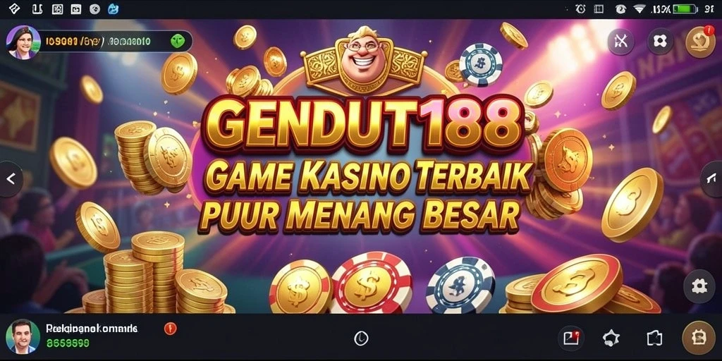Screenshot GENDUT188 menunjukkan gameplay kasino yang mendebarkan.