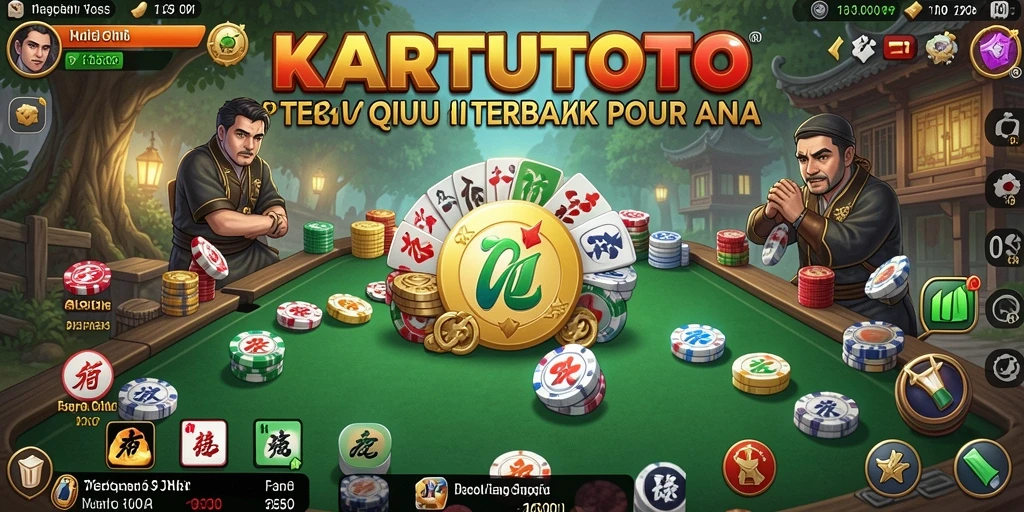 Tampilan gameplay menyenangkan dari KARTUTOTO saat bermain QiuQiu.