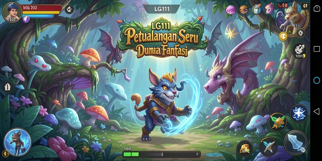 Tampilan gameplay seru di dunia petualangan LG111.