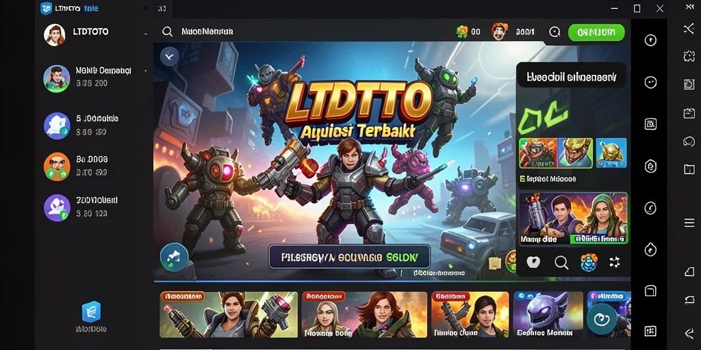 Tampilan utama LTDTOTO dengan fitur manajemen tugas yang efisien.