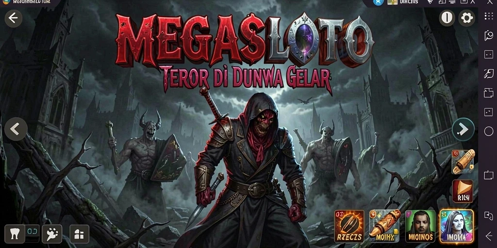 Gameplay menegangkan dari MEGASLOTO yang penuh dengan teror dan misteri.