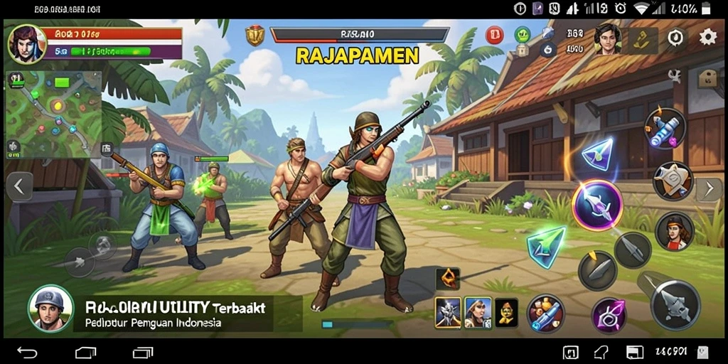 Screenshot dari RAJAPAMEN menampilkan antarmuka aplikasi Utility yang intuitif.