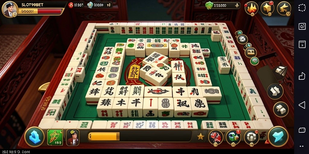 Screenshot permainan Mahjong menampilkan gameplay yang seru.