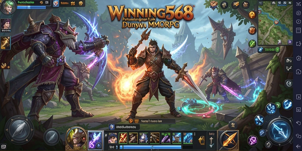 Gameplay seru dalam dunia fantasi MMORPG yang menakjubkan.